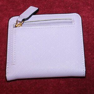 Women's Small Compact Bifold Wallet With Window ID